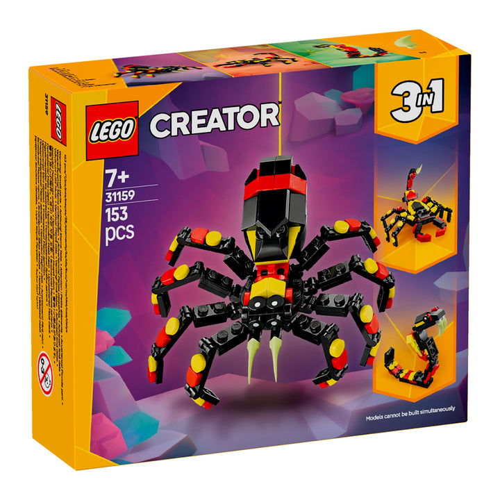 LEGO 31159 ANIMALI SELVATICI: RAGNO TRASFORMISTA