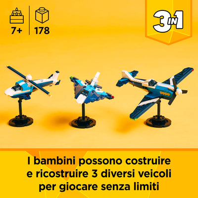 LEGO 31160 CREATOR AEREO DA COMPETIZIONE