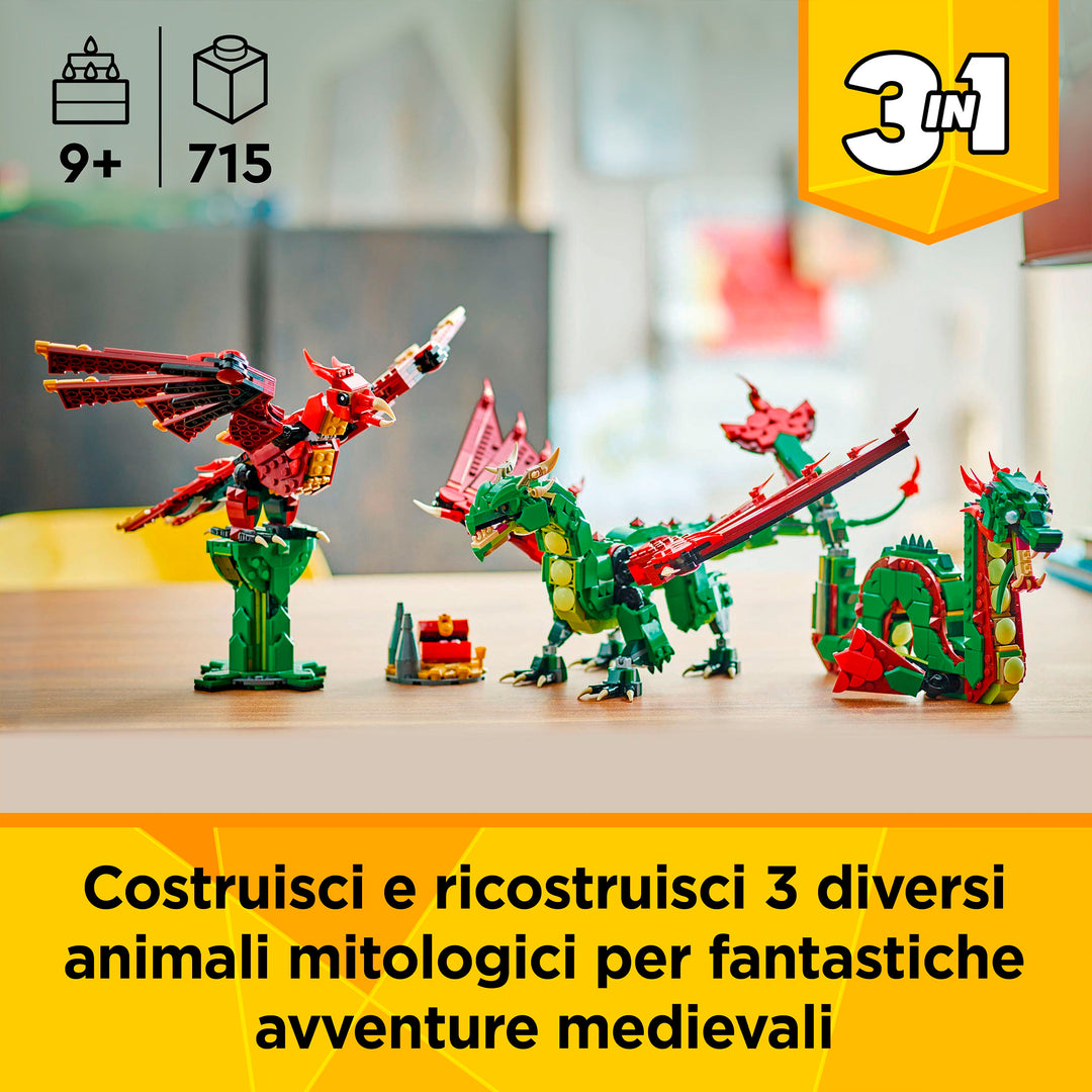 LEGO 31161 DRAGO MEDIEVALE