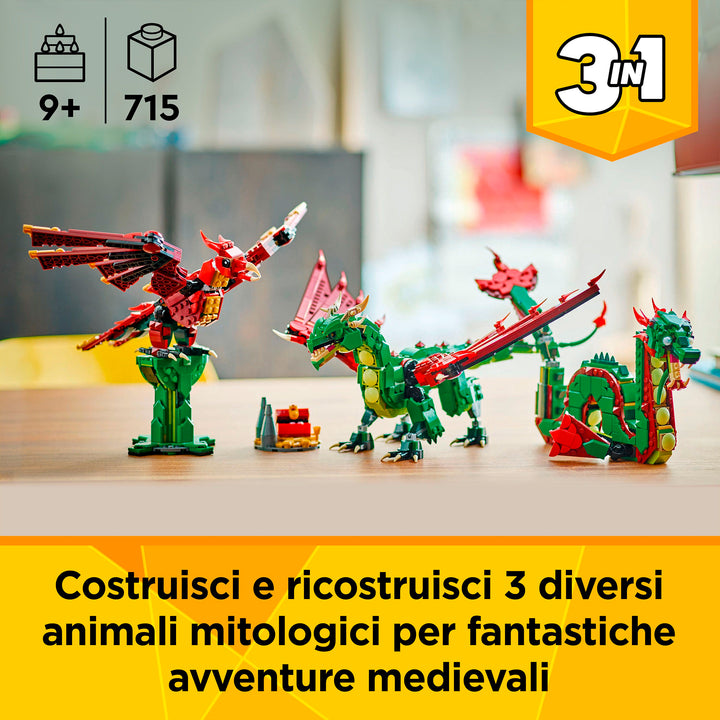 LEGO 31161 DRAGO MEDIEVALE