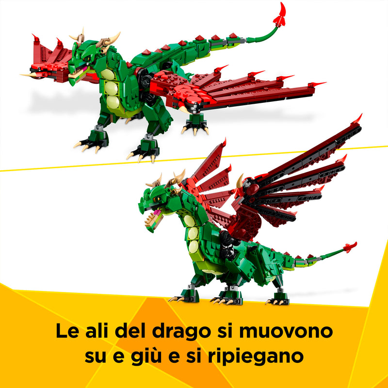 LEGO 31161 CREATOR DRAGO MEDIEVALE