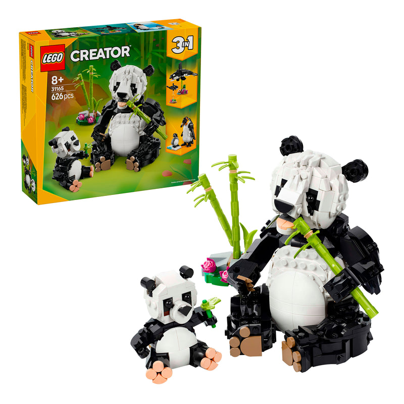 LEGO 31165 CREATOR ANIMALI SELVATICI: FAMIGLIA DI PANDA