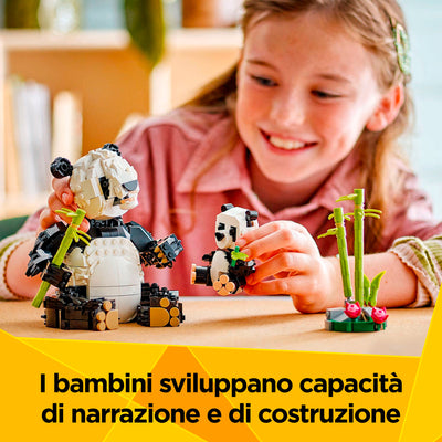 LEGO 31165 CREATOR ANIMALI SELVATICI: FAMIGLIA DI PANDA