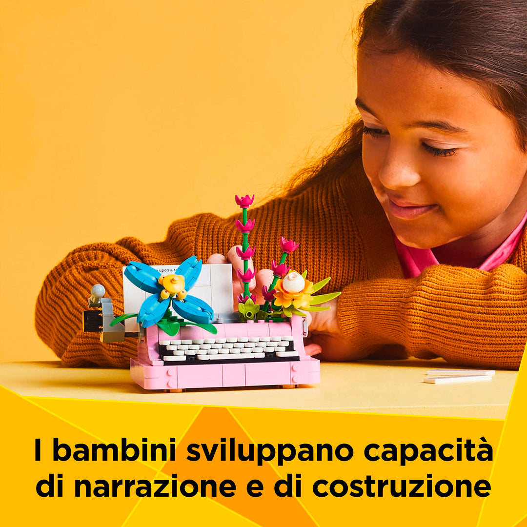 LEGO 31169 MACCHINA DA SCRIVERE CON FIORI