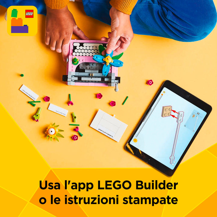 LEGO 31169 MACCHINA DA SCRIVERE CON FIORI