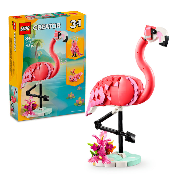 LEGO 31170 ANIMALI SELVATICI: FENICOTTERO ROSA