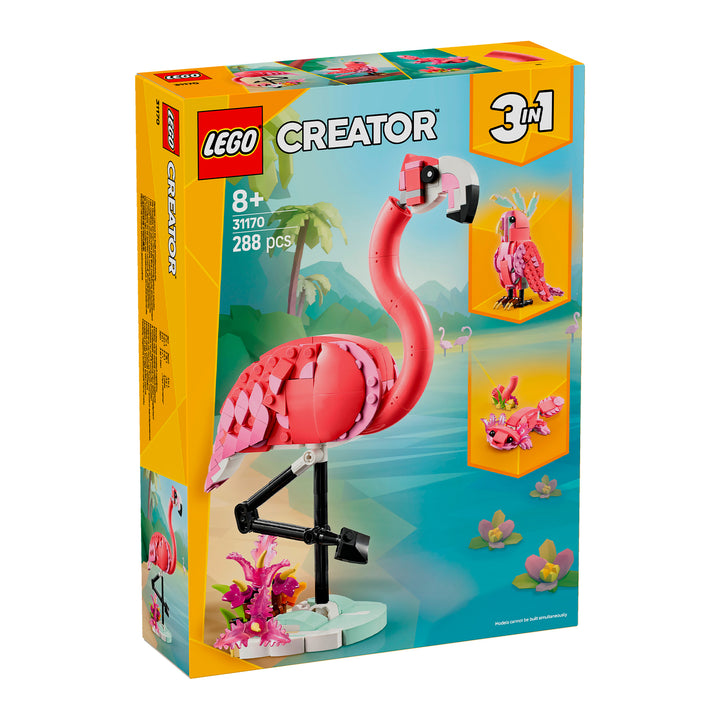 LEGO 31170 ANIMALI SELVATICI: FENICOTTERO ROSA