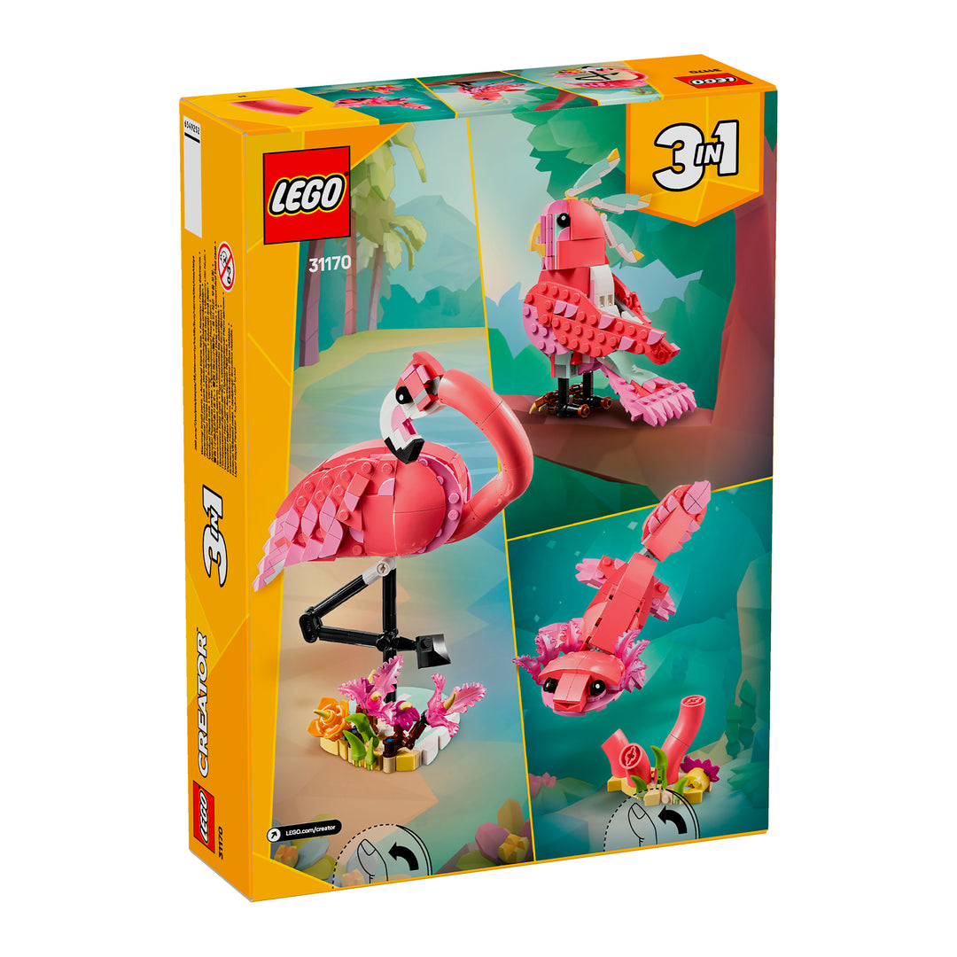 LEGO 31170 ANIMALI SELVATICI: FENICOTTERO ROSA