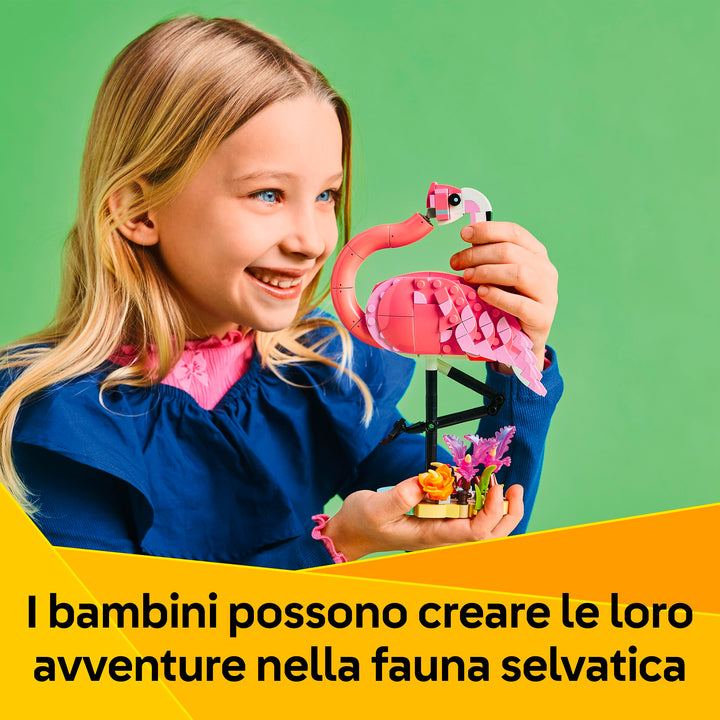 LEGO 31170 ANIMALI SELVATICI: FENICOTTERO ROSA