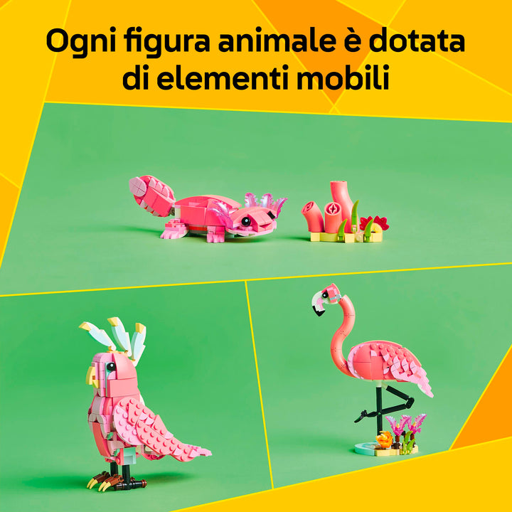 LEGO 31170 ANIMALI SELVATICI: FENICOTTERO ROSA