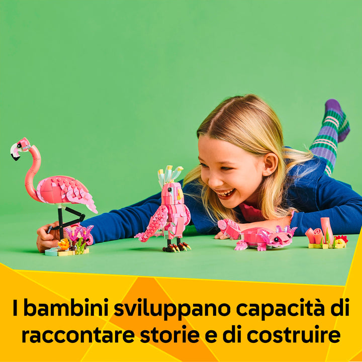 LEGO 31170 ANIMALI SELVATICI: FENICOTTERO ROSA