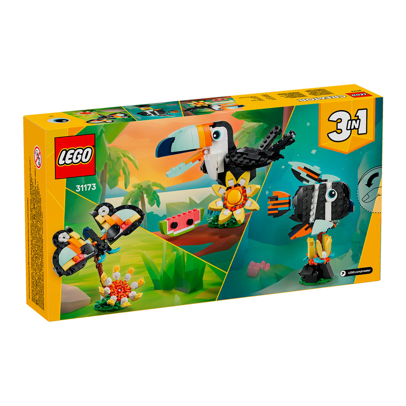 LEGO 31173 ANIMALI SELVATICI: TUCANO TROPICALE