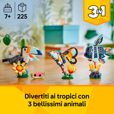 LEGO 31173 ANIMALI SELVATICI: TUCANO TROPICALE