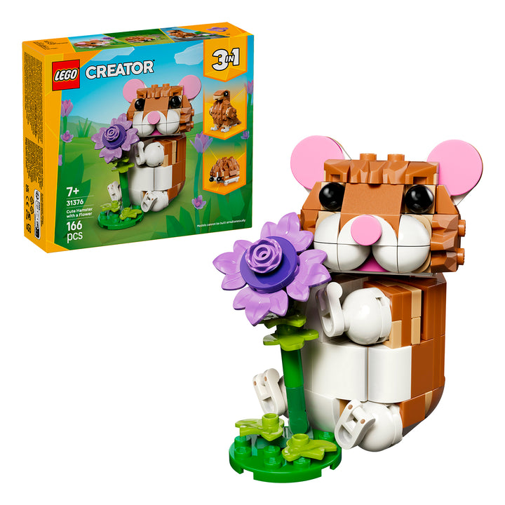 LEGO 31376 SIMPATICO CRICETO CON FIORE
