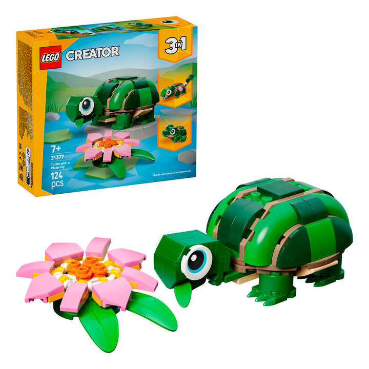 LEGO 31377 TARTARUGA CON FIORE DI NINFEA