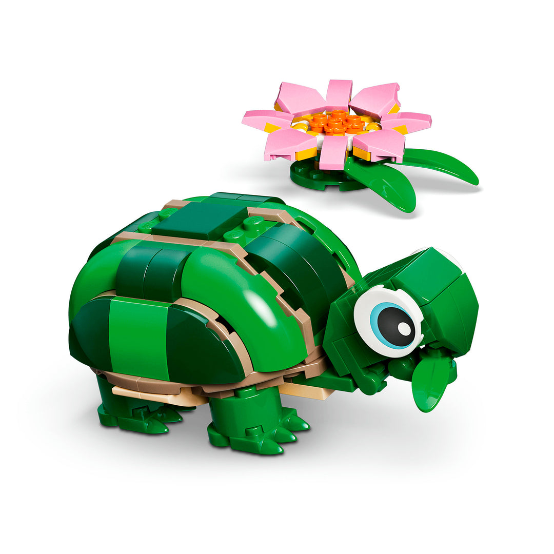 LEGO 31377 TARTARUGA CON FIORE DI NINFEA