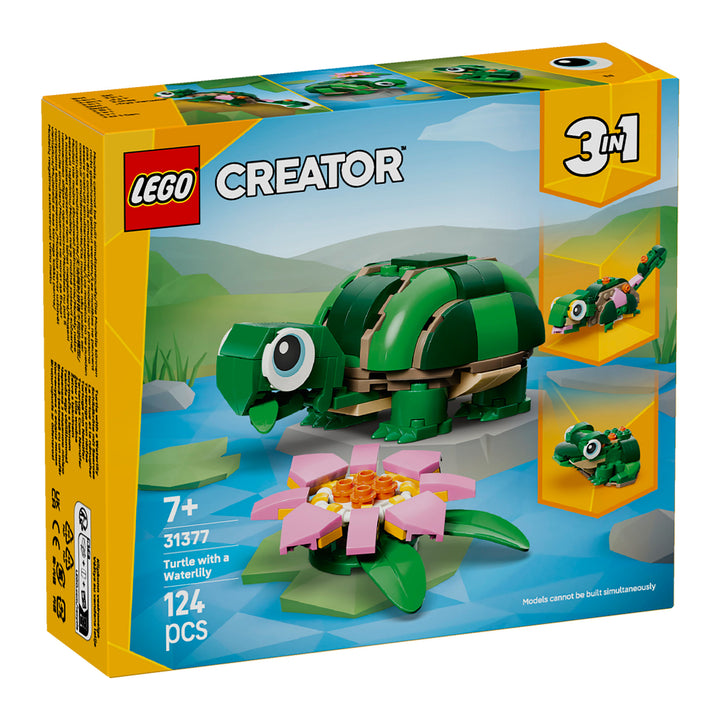 LEGO 31377 TARTARUGA CON FIORE DI NINFEA