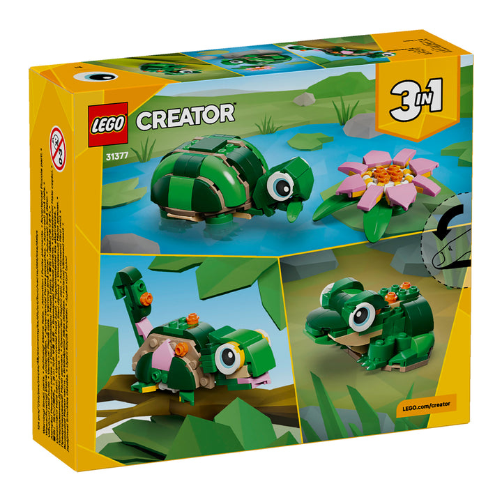 LEGO 31377 TARTARUGA CON FIORE DI NINFEA