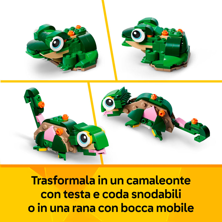 LEGO 31377 TARTARUGA CON FIORE DI NINFEA