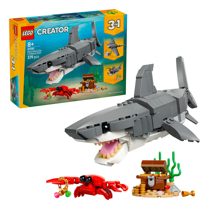 LEGO 31381 SQUALO CON SCRIGNO DEL TESORO