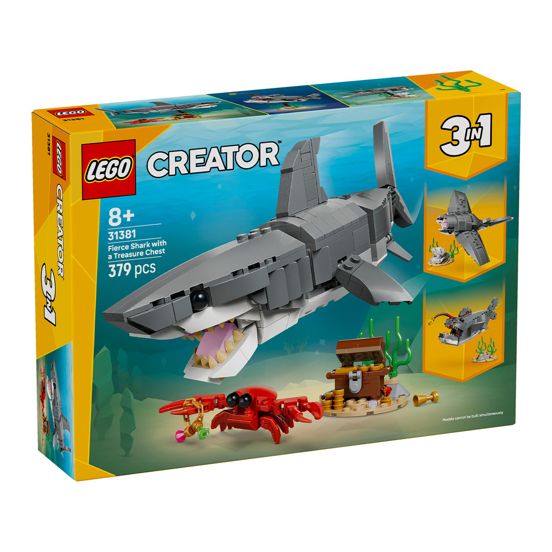 LEGO 31381 SQUALO CON SCRIGNO DEL TESORO