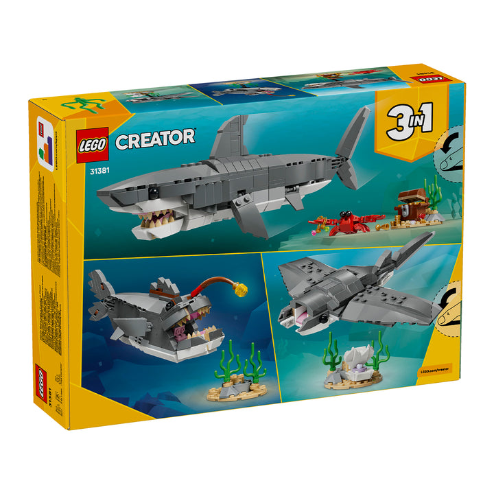 LEGO 31381 SQUALO CON SCRIGNO DEL TESORO