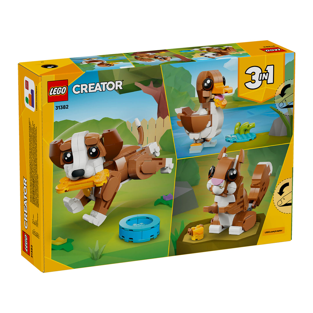 LEGO 31382 ADORABILI ANIMALI: CAGNOLINO ADORABILE