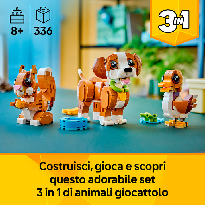 LEGO 31382 ADORABILI ANIMALI: CAGNOLINO ADORABILE