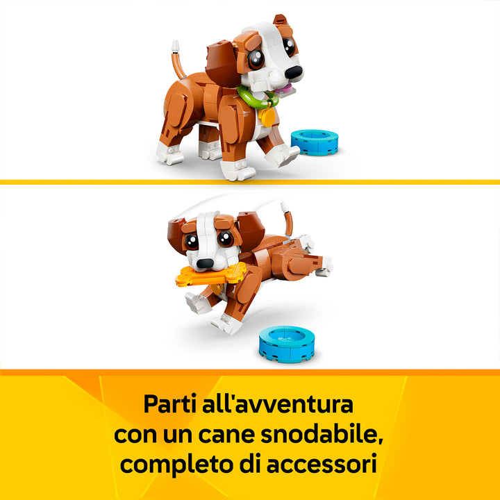 LEGO 31382 ADORABILI ANIMALI: CAGNOLINO ADORABILE