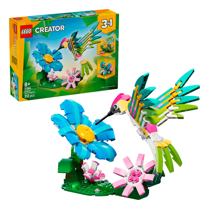 LEGO 31384 ADORABILI ANIMALI: COLIBRÌ VARIOPINTO