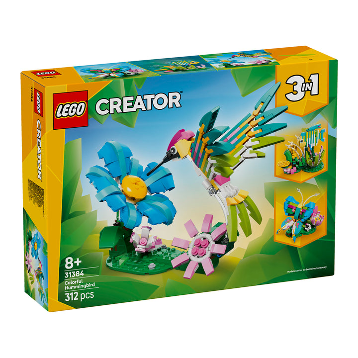LEGO 31384 ADORABILI ANIMALI: COLIBRÌ VARIOPINTO