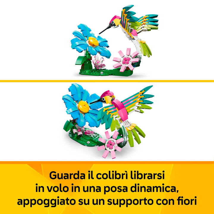 LEGO 31384 ADORABILI ANIMALI: COLIBRÌ VARIOPINTO