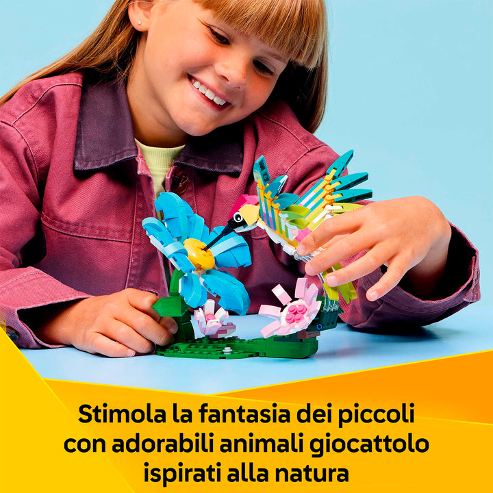 LEGO 31384 ADORABILI ANIMALI: COLIBRÌ VARIOPINTO