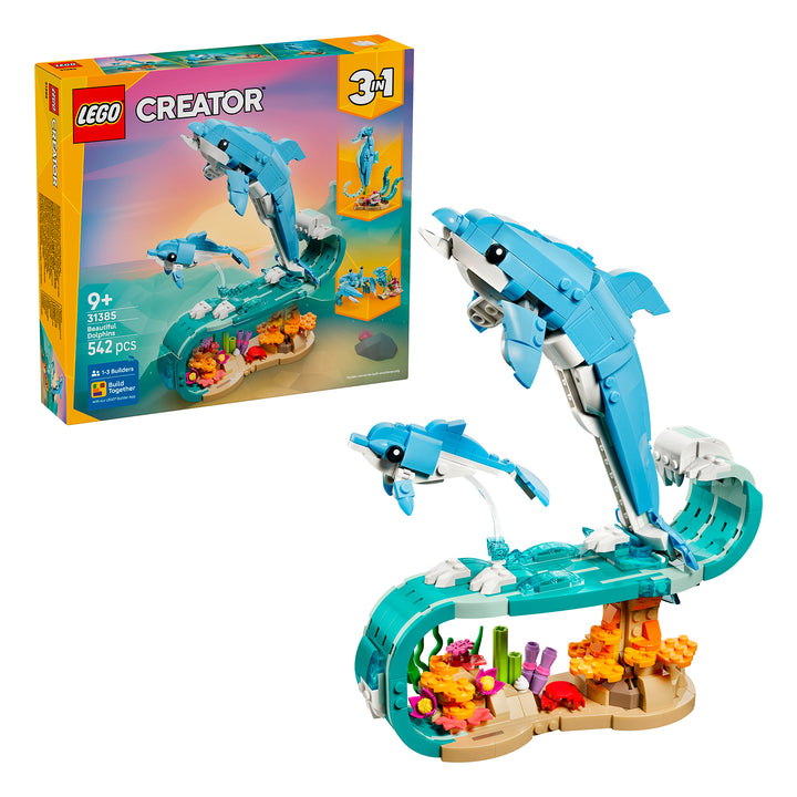 LEGO 31385 ANIMALI MARINI: MERAVIGLIOSI DELFINI