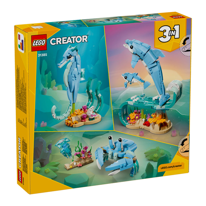 LEGO 31385 ANIMALI MARINI: MERAVIGLIOSI DELFINI