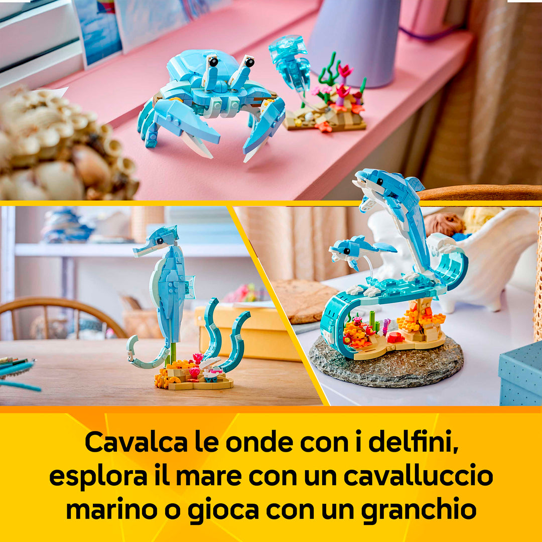 LEGO 31385 ANIMALI MARINI: MERAVIGLIOSI DELFINI