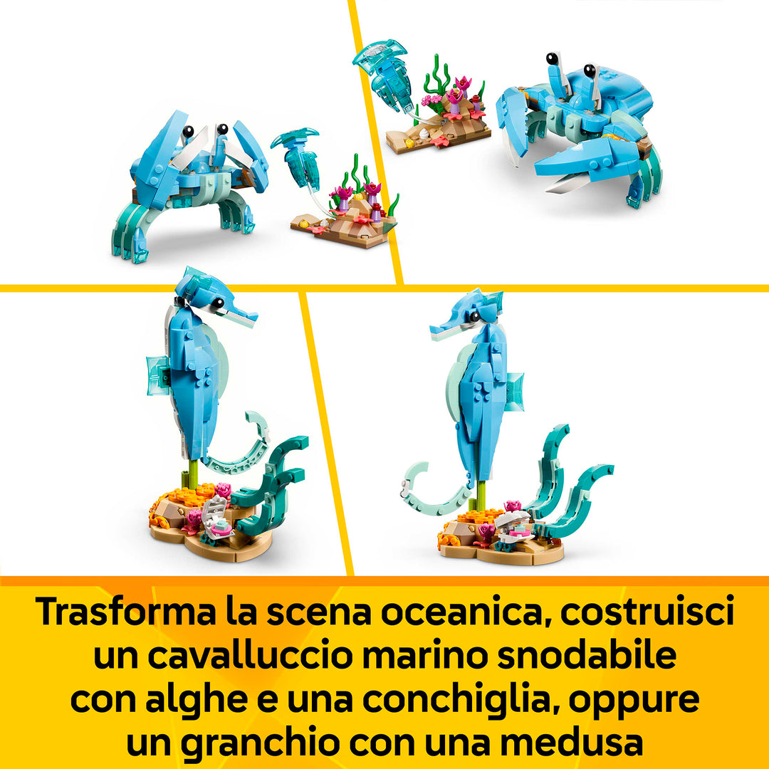 LEGO 31385 ANIMALI MARINI: MERAVIGLIOSI DELFINI