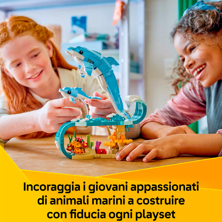 LEGO 31385 ANIMALI MARINI: MERAVIGLIOSI DELFINI