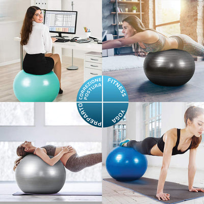 FITBALL MASSAGGIANTE 2 IN 1 Ø 55CM