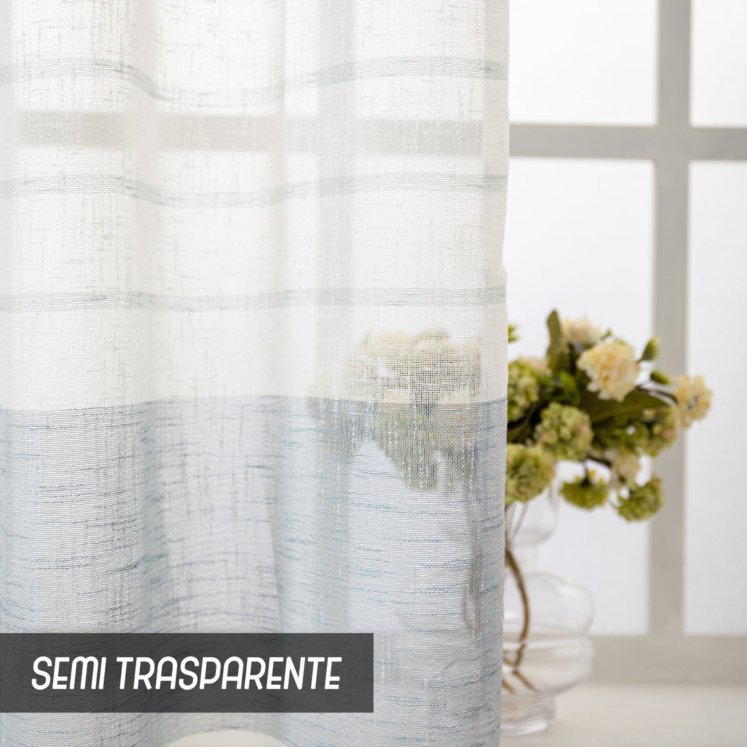 Tenda Doccia In Tessuto Celeste A Righe Orizzontali 240x200 Cm Orizzonti Di Gedy 1 Tenda Doccia In Tessuto Celeste A Righe Orizzontali 240x200 Cm Orizzonti Di Gedy 1
