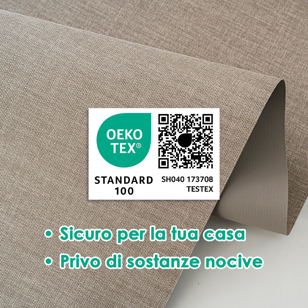 TENDA A RULLO KAUAI TOTAL BLACKOUT TORTORA