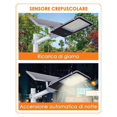 LAMPIONE SOLARE A LED 100W