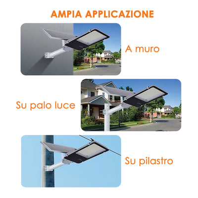 LAMPIONE SOLARE A LED 100W