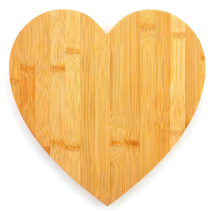 TAGLIERE IN BAMBÙ A 4 SCOMPARTI - CUORE