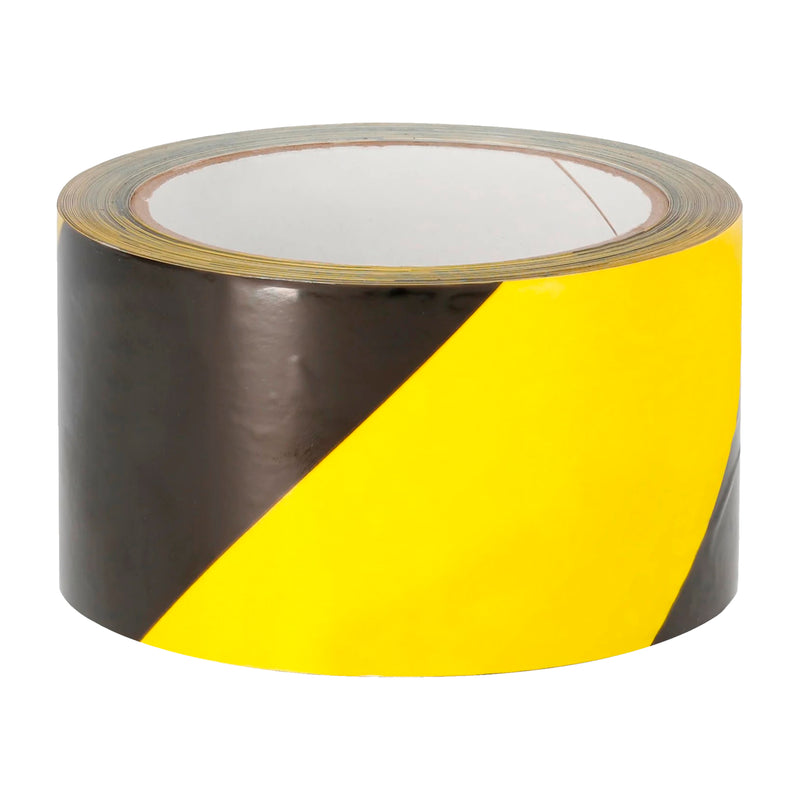 NASTRO DI SEGNALAZIONE GIALLO-NERO 48MM 18 METRI