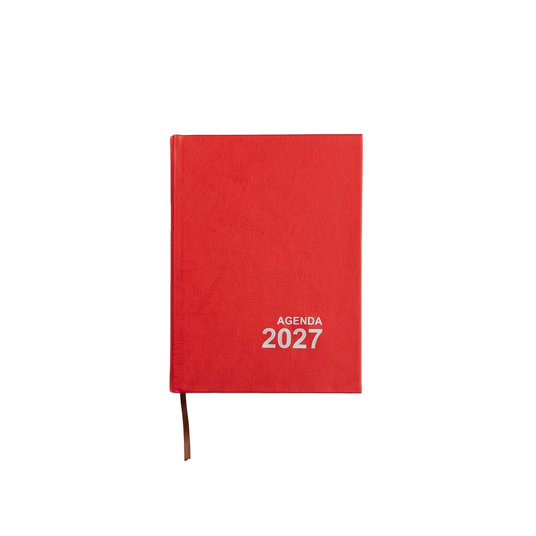 AGENDA 2027 GIORNALIERA A6 colore rosso
