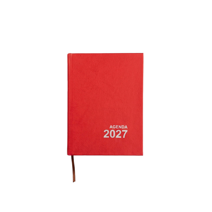 AGENDA 2027 GIORNALIERA A6 colore rosso