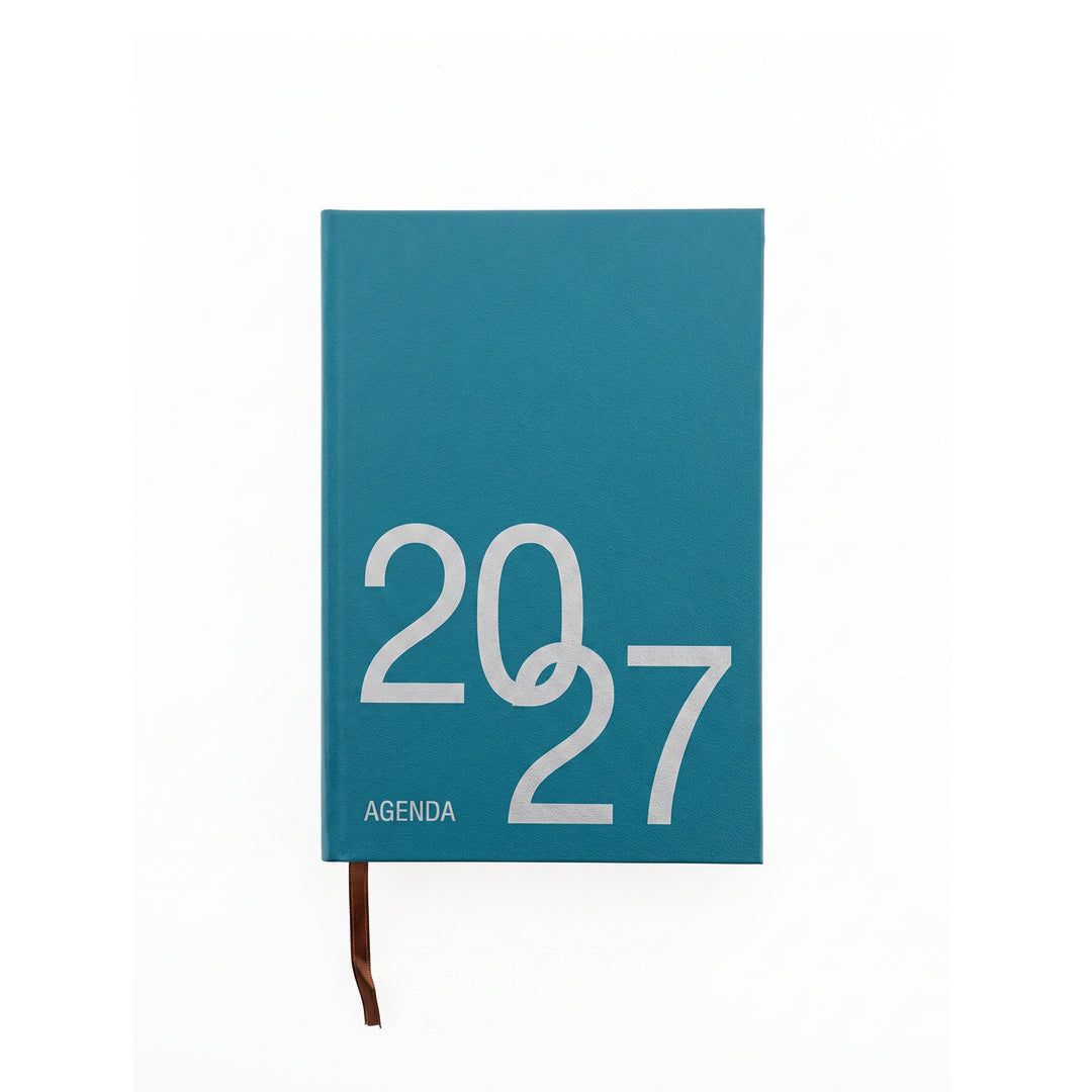 AGENDA 2027 GIORNALIERA A5 colore azzurro