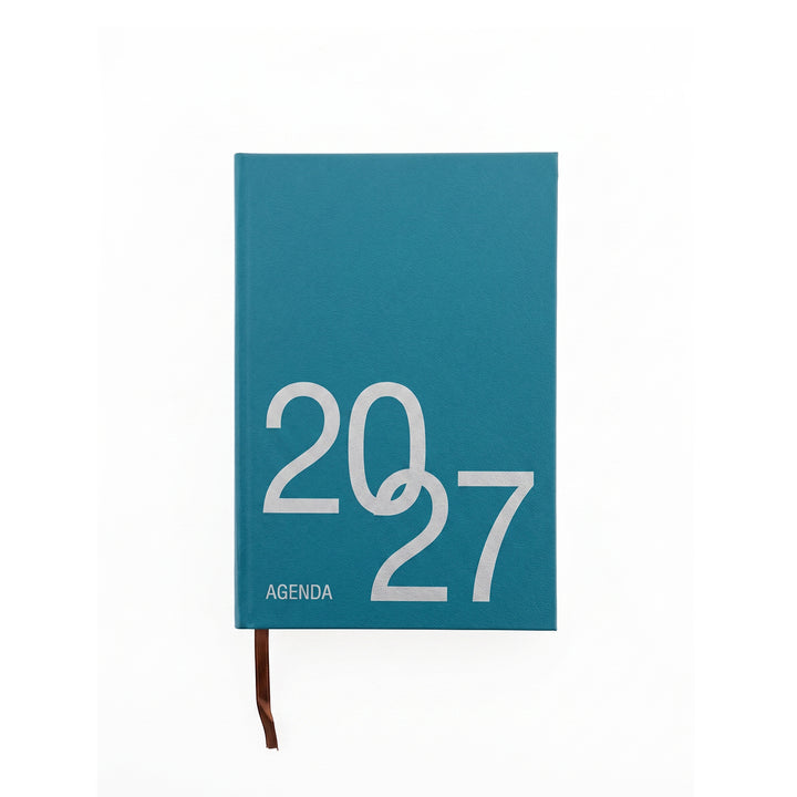 AGENDA 2027 GIORNALIERA A5 colore azzurro