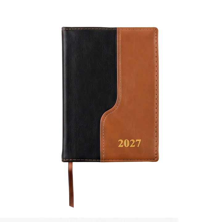 AGENDA 2027 GIORNALIERA A5 colore marrone chiaro